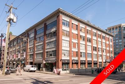 Yaletown Loft/Warehouse Conversion for sale: The Hamilton 1 bedroom 741 sq.ft. (Listed 2016-04-22)